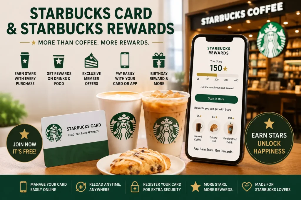 Starbucks Gift Cards and Starbucks Rewards