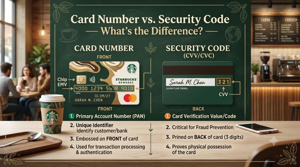 Card Number vs. Security Code — What's the Difference?
