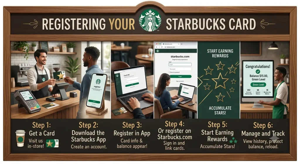 How To Register Starbucks Gift Cards