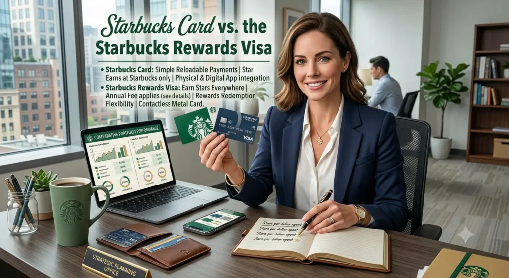 Starbucks Card vs. the Starbucks Rewards Visa